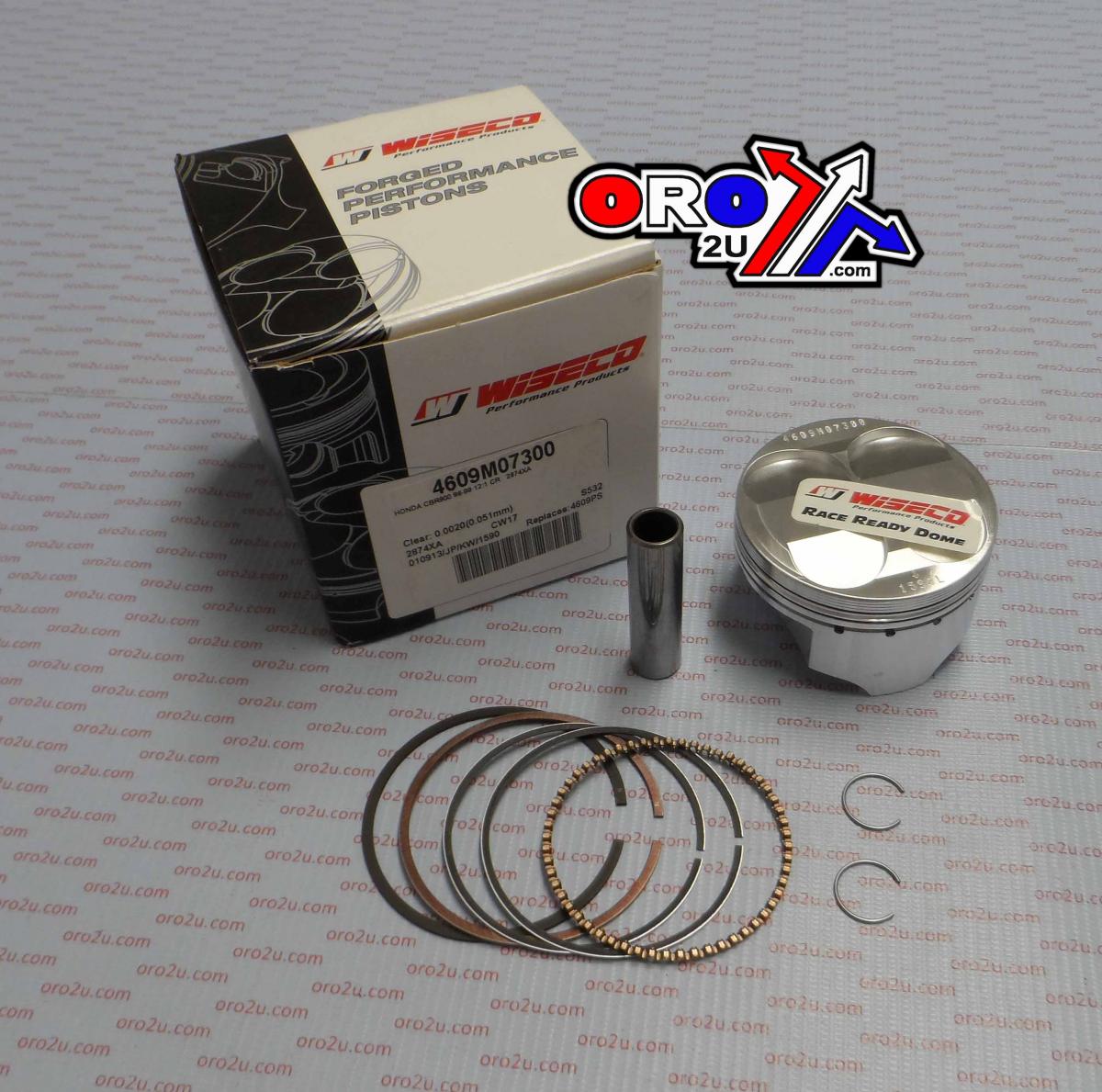 WISECO 73mm PISTON KIT HONDA CBR900RR 1996-1999 (EACH)
