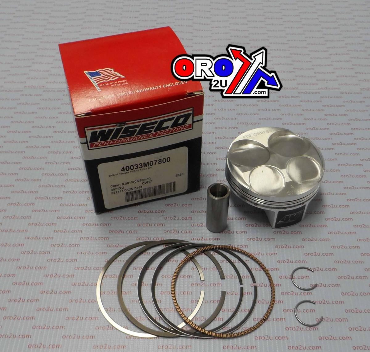 WISECO 78mm PISTON KIT YAMAHA YZR-R1 2009-2014 (EACH)