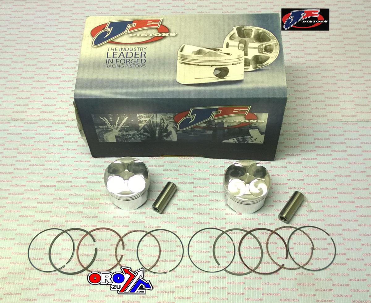 JE 62mm PISTON KIT KAWASAKI Ninja EX250R 2008-2012, SET-2, HC 12.5:1