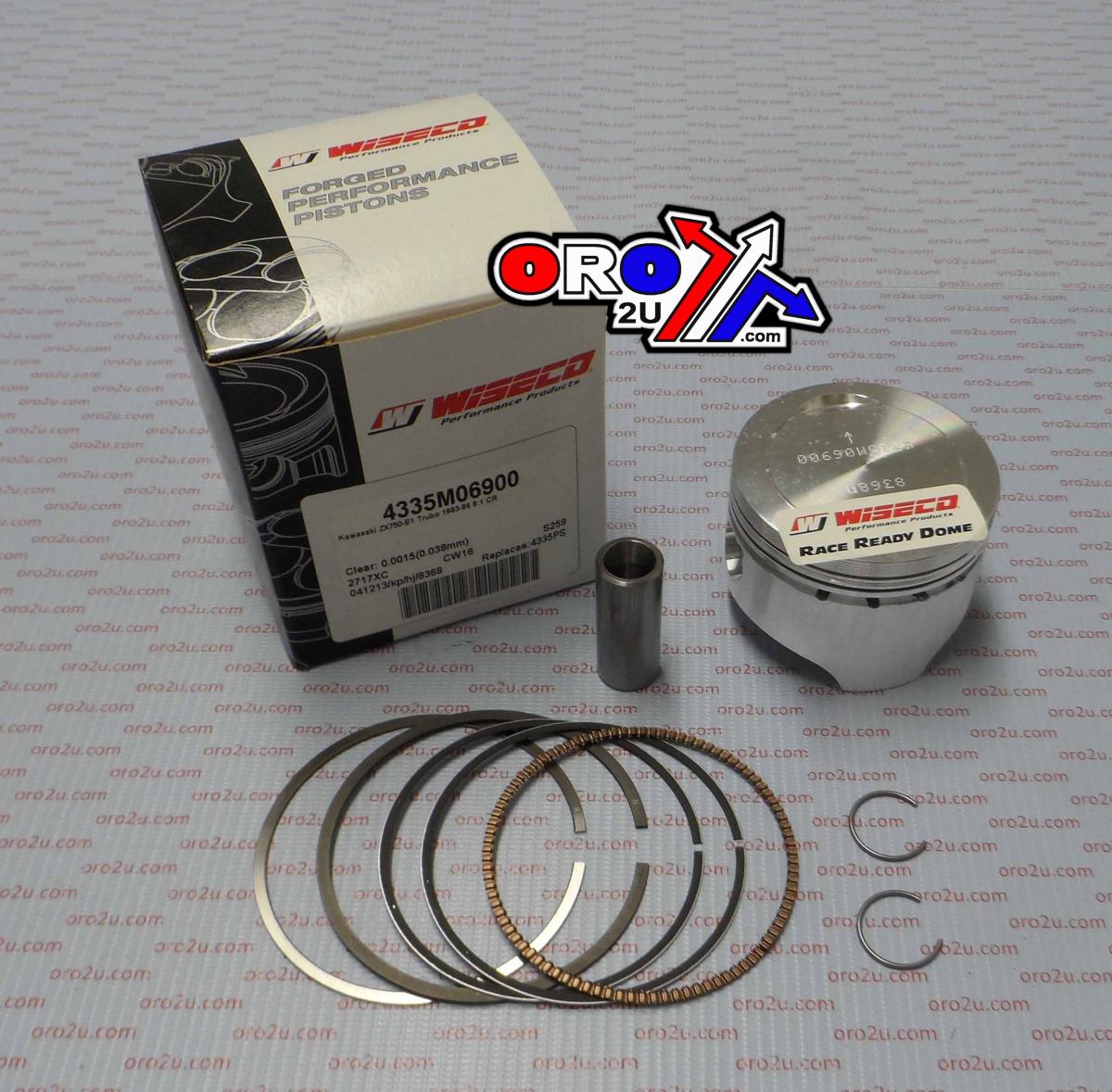 WISECO 69mm PISTON KIT KAWASAKI ZX750E TURBO 1984-1985