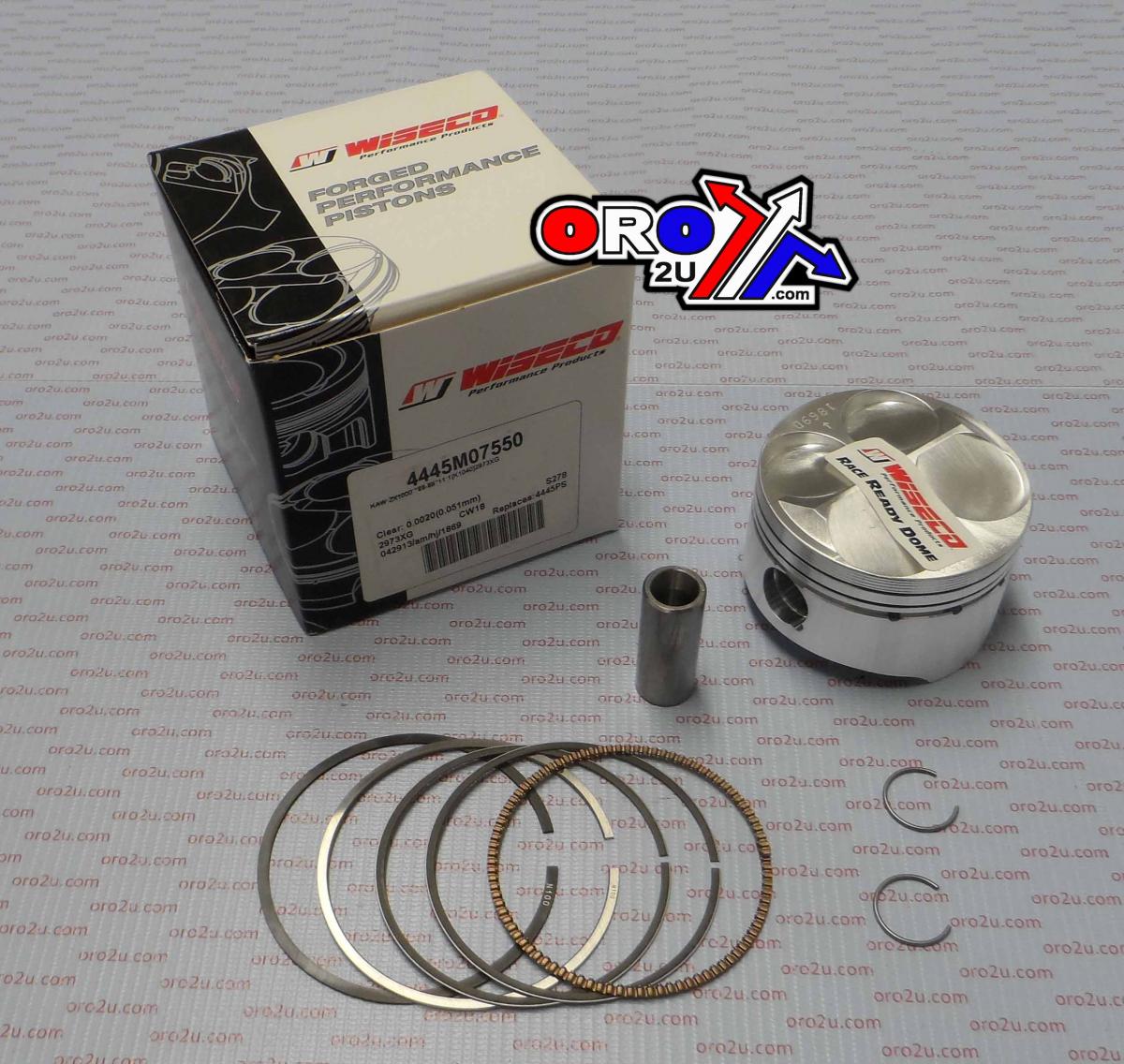 WISECO 75.5mm PISTON KIT KAWASAKI GPZ1000 1988-1989 (EACH)