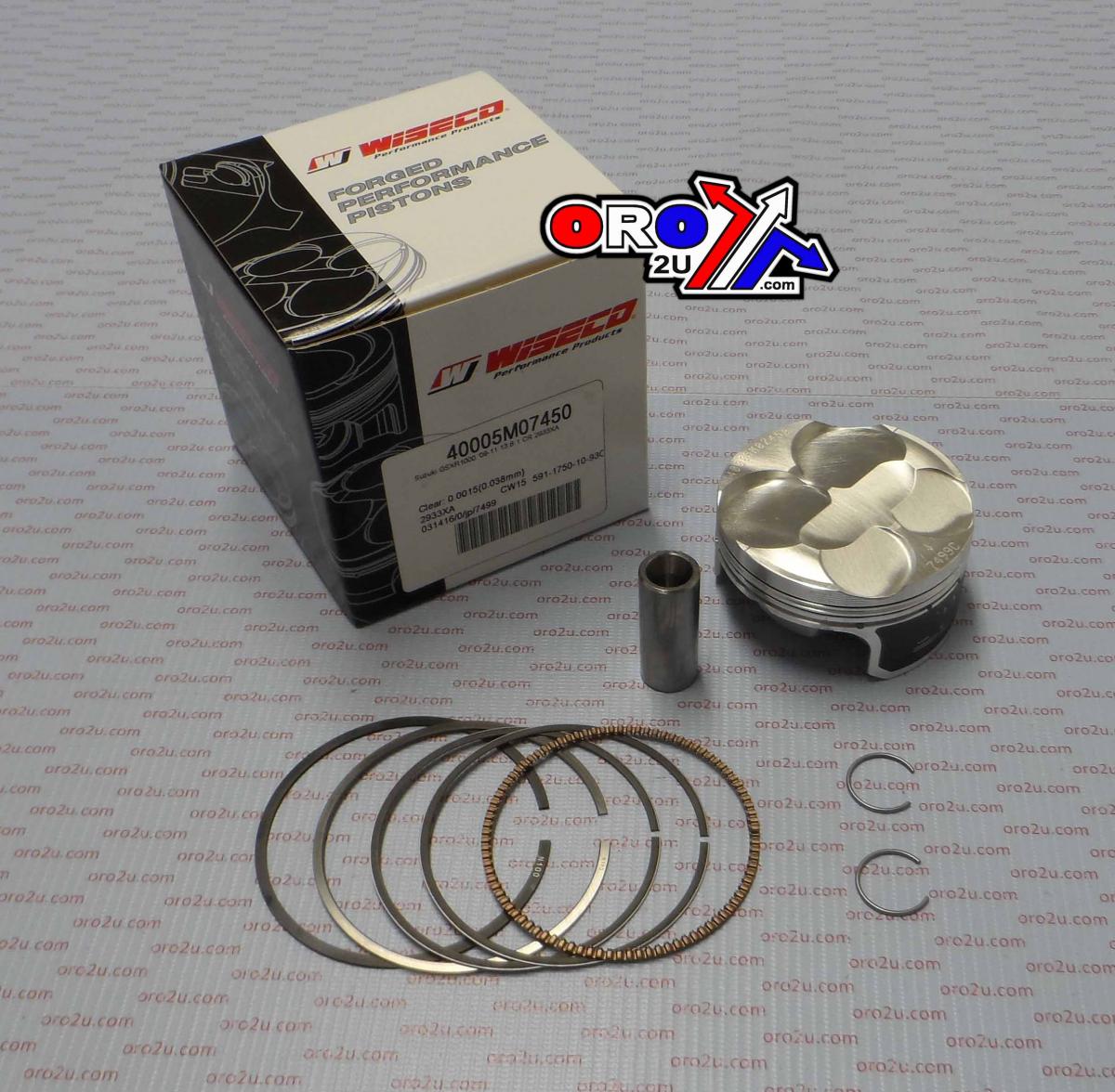 PISTON KIT GSXR1000 09-11 7450 WISECO 40005M07450 ROAD SUZUKI