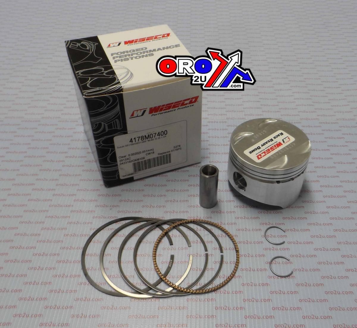 PISTON KIT GS1100 80-83 75.00 WISECO 4193M07500 ROAD SUZUKI