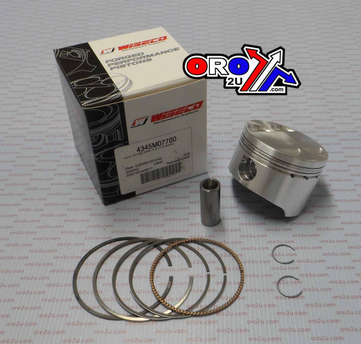 PISTON KIT GS1150 83-86 77.00 WISECO 4345M07700 ROAD SUZUKI