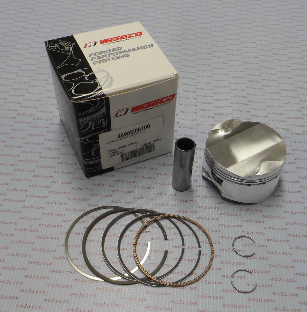 WISECO 81mm PISTON KIT SUZUKI GSX1300R HAYABUSA 1999-2007