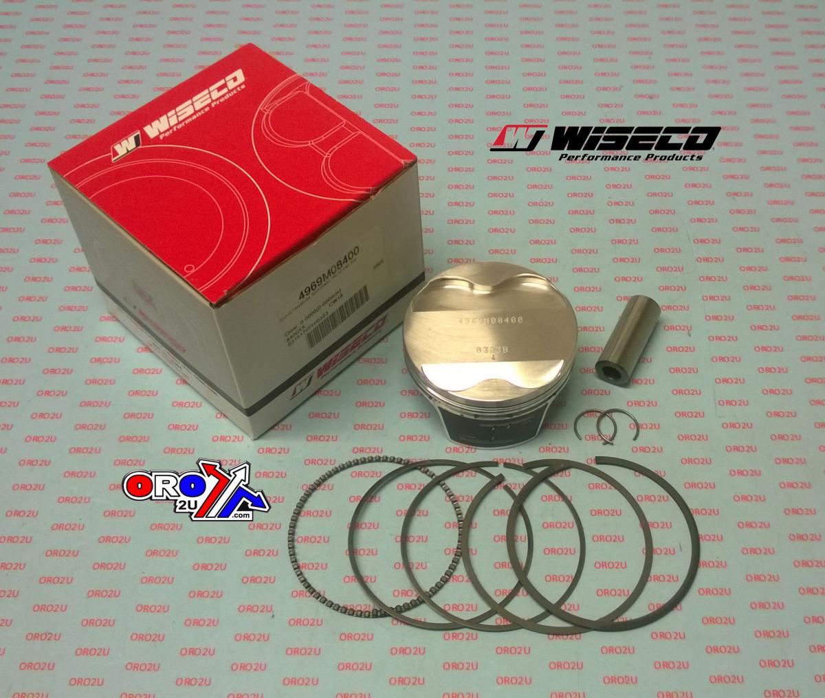 WISECO 84mm PISTON KIT SUZUKI GSX1340R 2008-2020 (flat top)