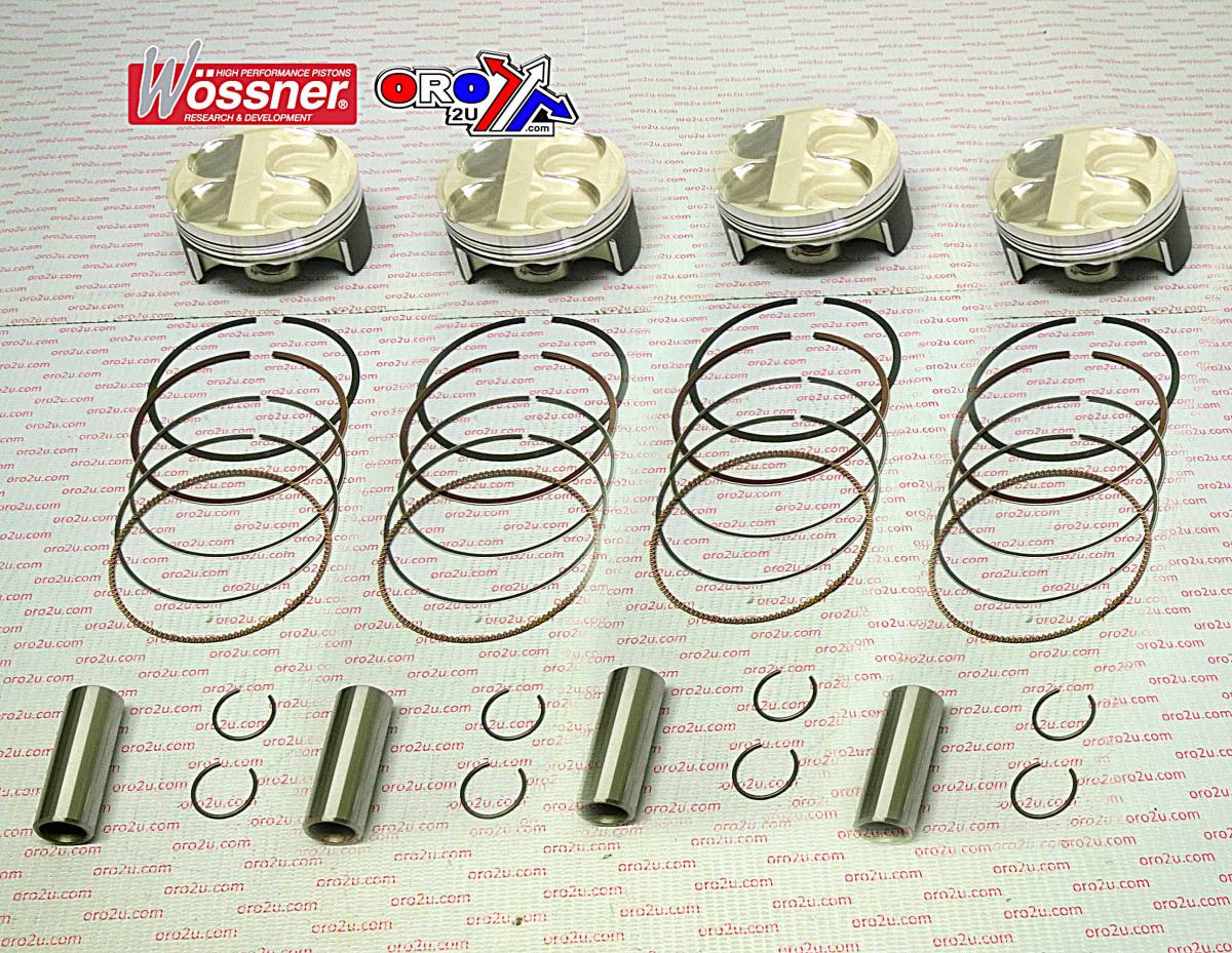 WOSSNER 79mm PISTON KIT KAWASAKI ZX-10R 2011-2015 (X4)