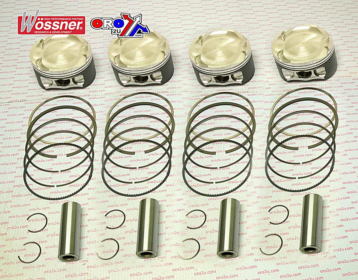 WOSSNER 85mm PISTON KIT FOR KAWASAKI ZX12 2000-2005 (X4)