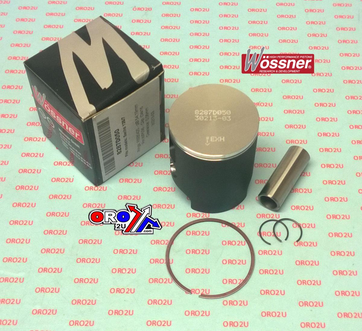 WOSSNER 55.75mm PISTON KIT SACHS 125/7, PIN 16mm