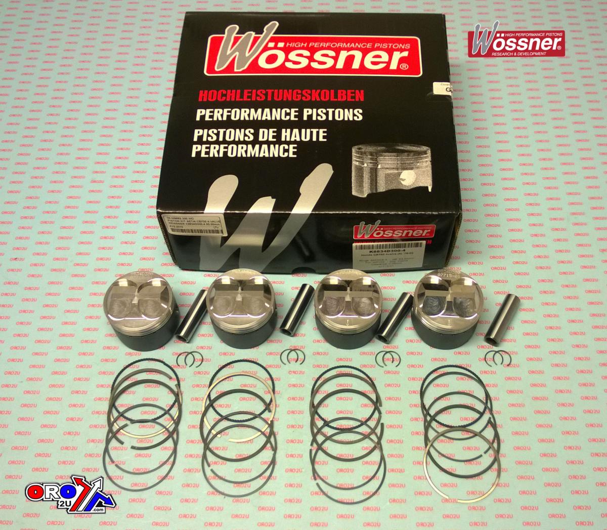 WOSSNER 65mm PISTON KIT SET HONDA CB750 (4-VALVE) 1979-1982
