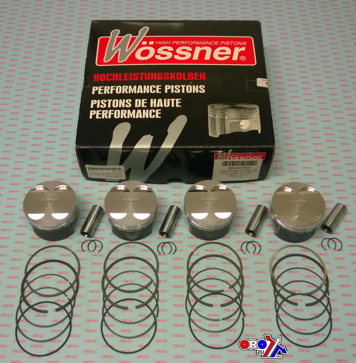 WOSSNER 74mm PISTON KIT SUZUKI GSX1100E 1980-1983