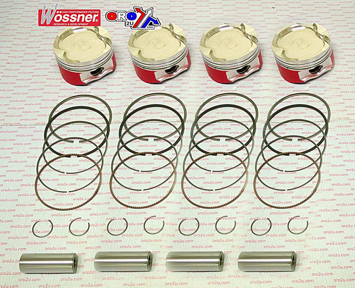 WOSSNER 83mm PISTON KIT SUZUKI GSX1300R HAYABUSA 1999-2007 (X4)