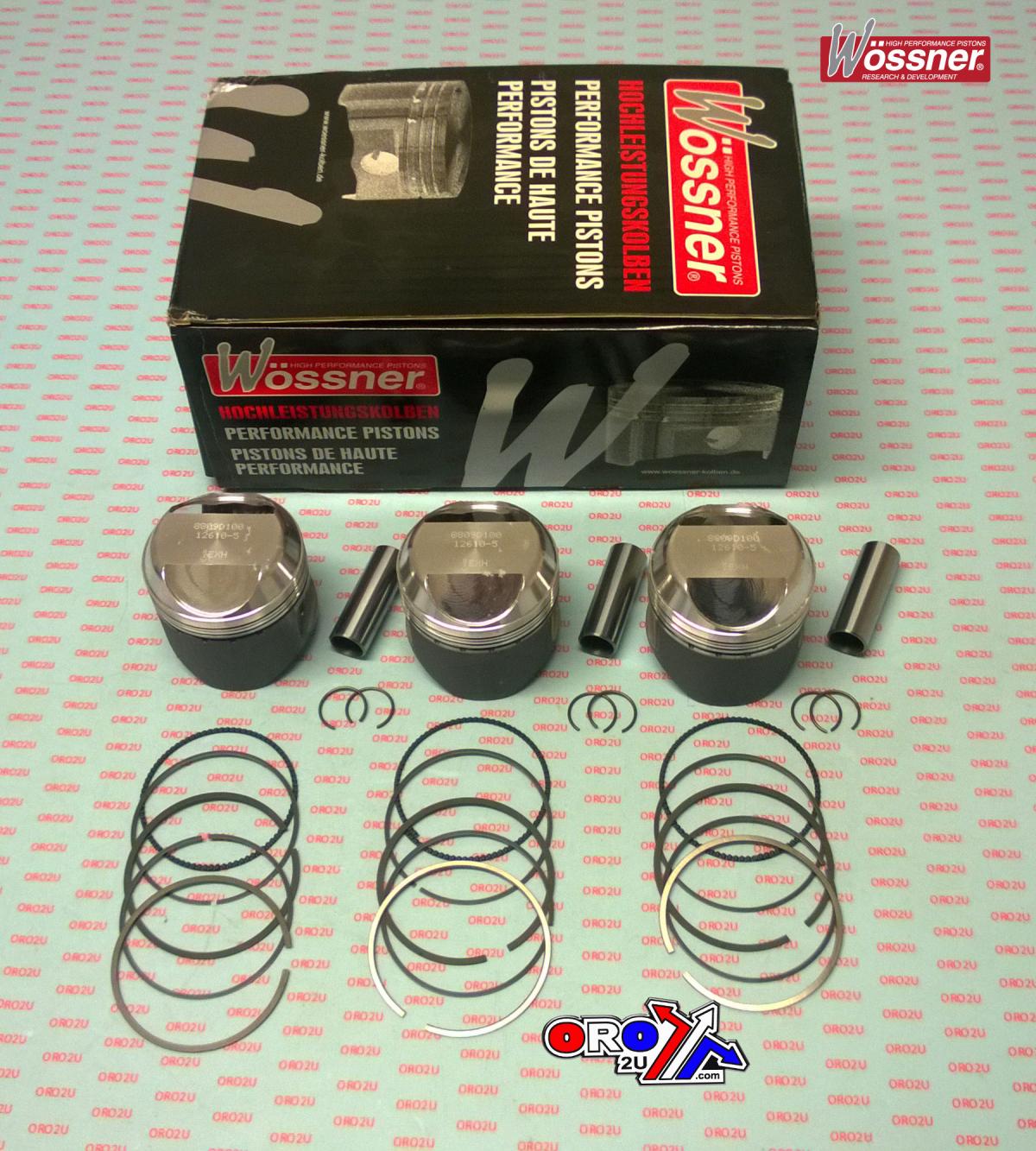 WOSSNER 68.5mm PISTON KIT TRIUMPH TRIDENT 750 TRIPLE