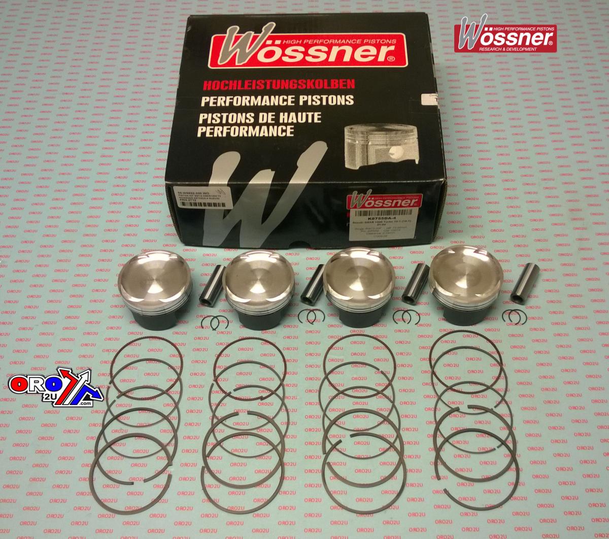 WOSSNER 80.32mm PISTON KIT HARLEY DAVIDSON XR750 1972-2015