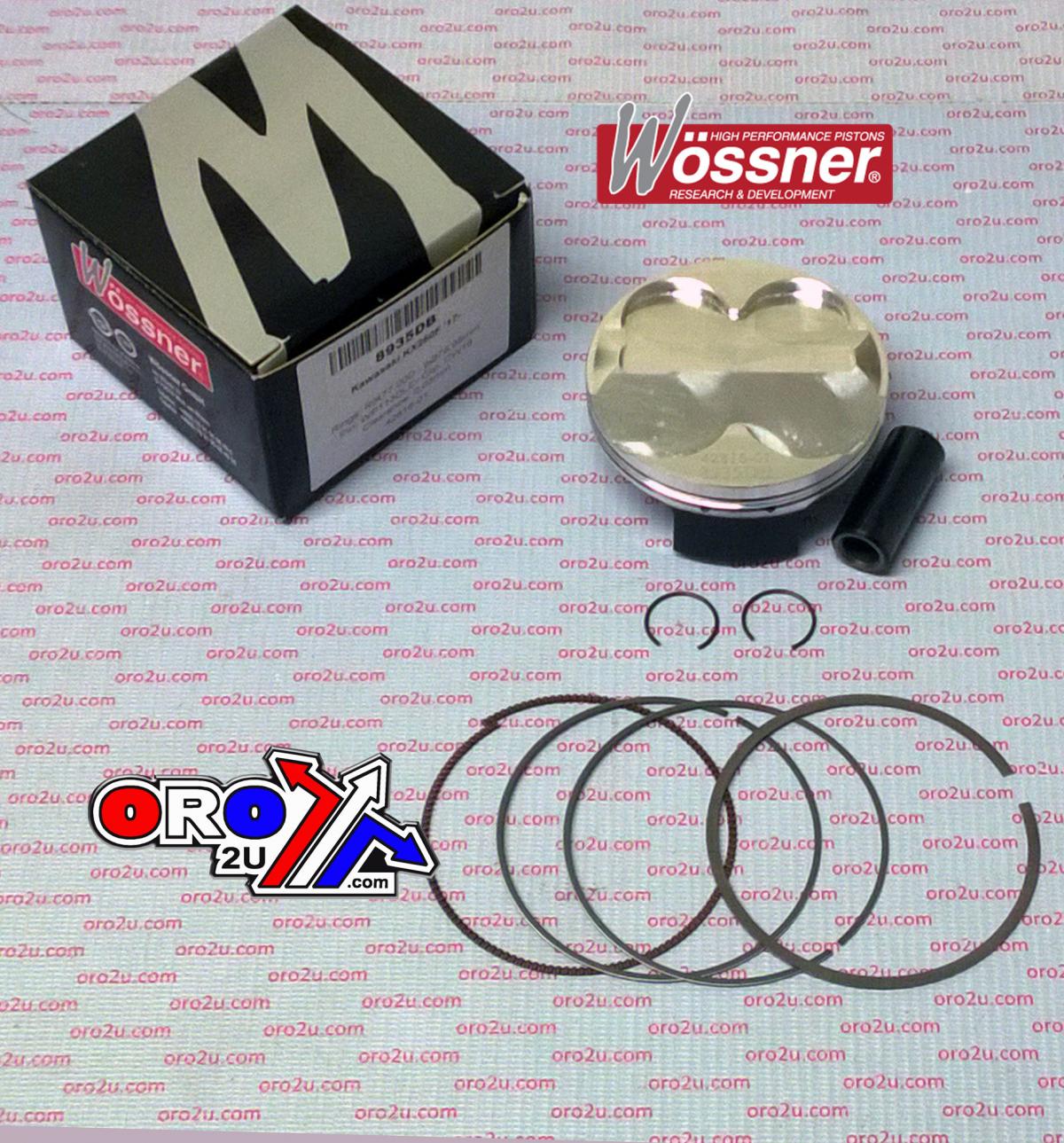 WOSSNER 77mm PISTON KIT B, KAWASAKI KX-F250 2017-2019 HC 14.5:1