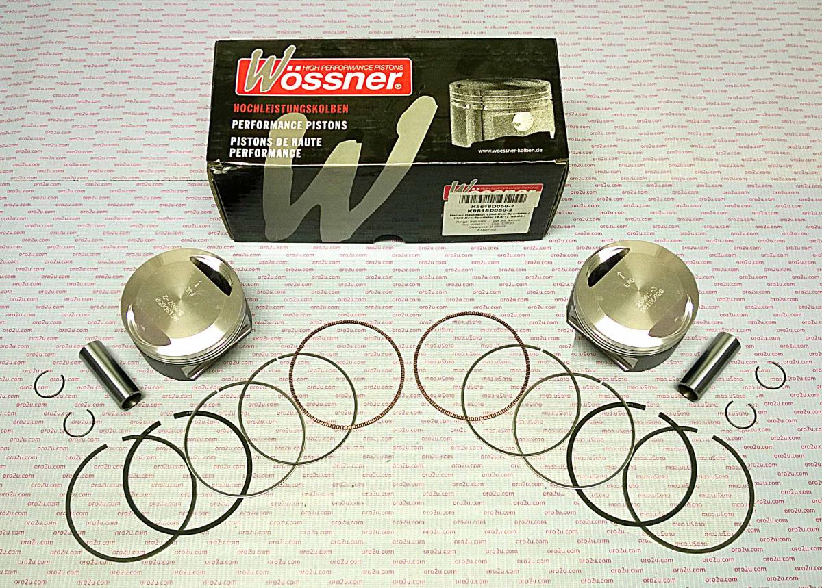 WOSSNER 3.501" PISTON KIT HARLEY DAVIDSON 1200 EVO SPORTSTER 88-03 (73 cu. in)