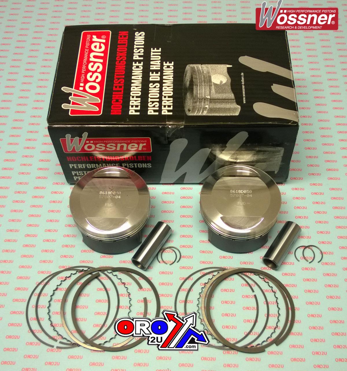 WOSSNER 3.521" PISTON KIT HARLEY DAVIDSON 1200 SPORTSTER 04- 07 B/B 88cu. in