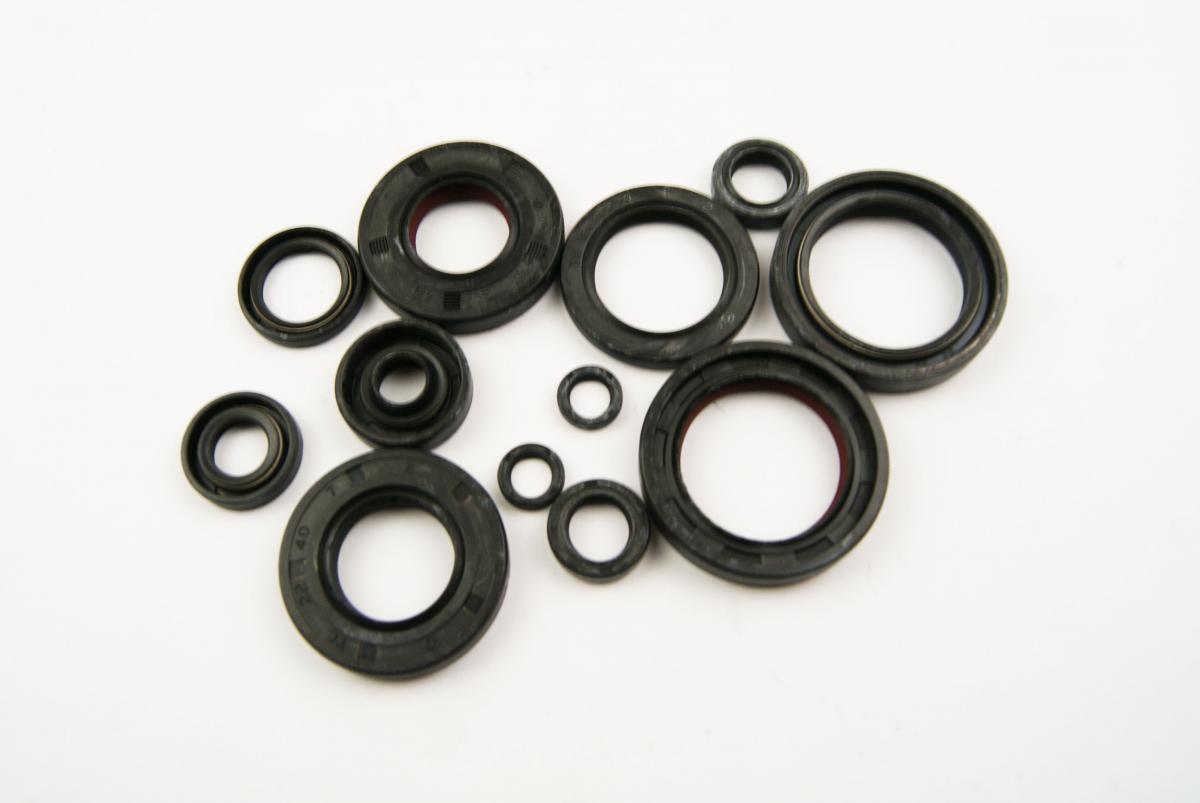 ENGINE OIL SEAL SET YAMAHA YZ125 2001-2004, 12pcs.