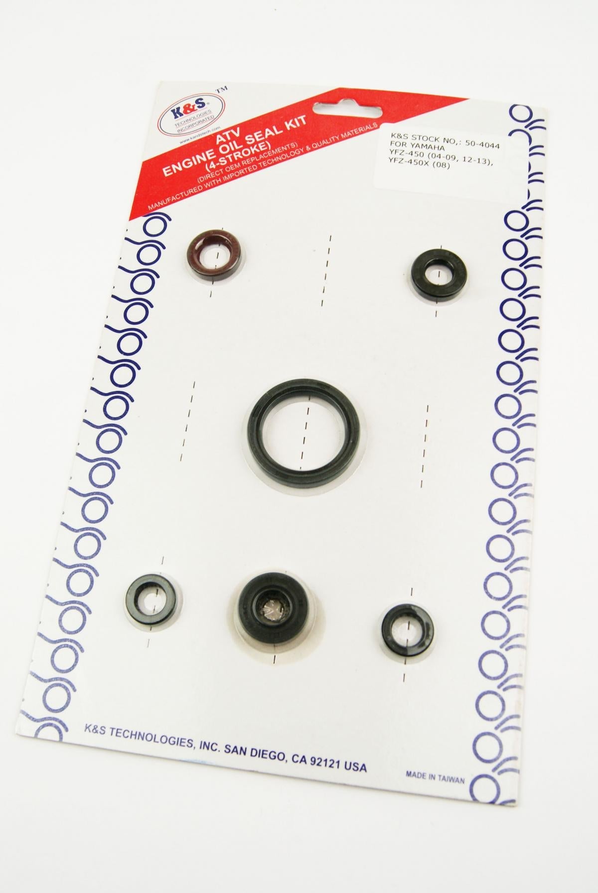 K&S OIL SEAL SET YAMAHA YFZ450 2004-2008