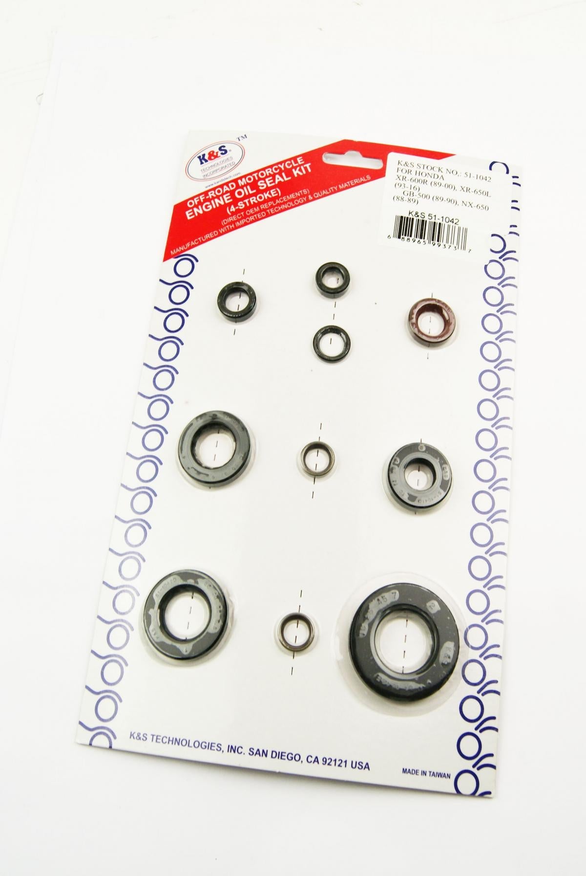 ENGINE OIL SEAL SET HONDA XR600R 1989-2000