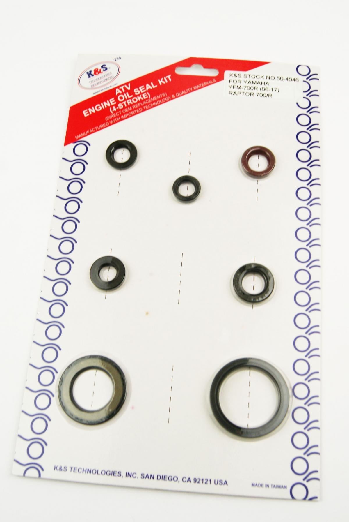 K&S ENGINE OIL SEAL SET YAMAHA YFM700R RAPTOR 2006-2016