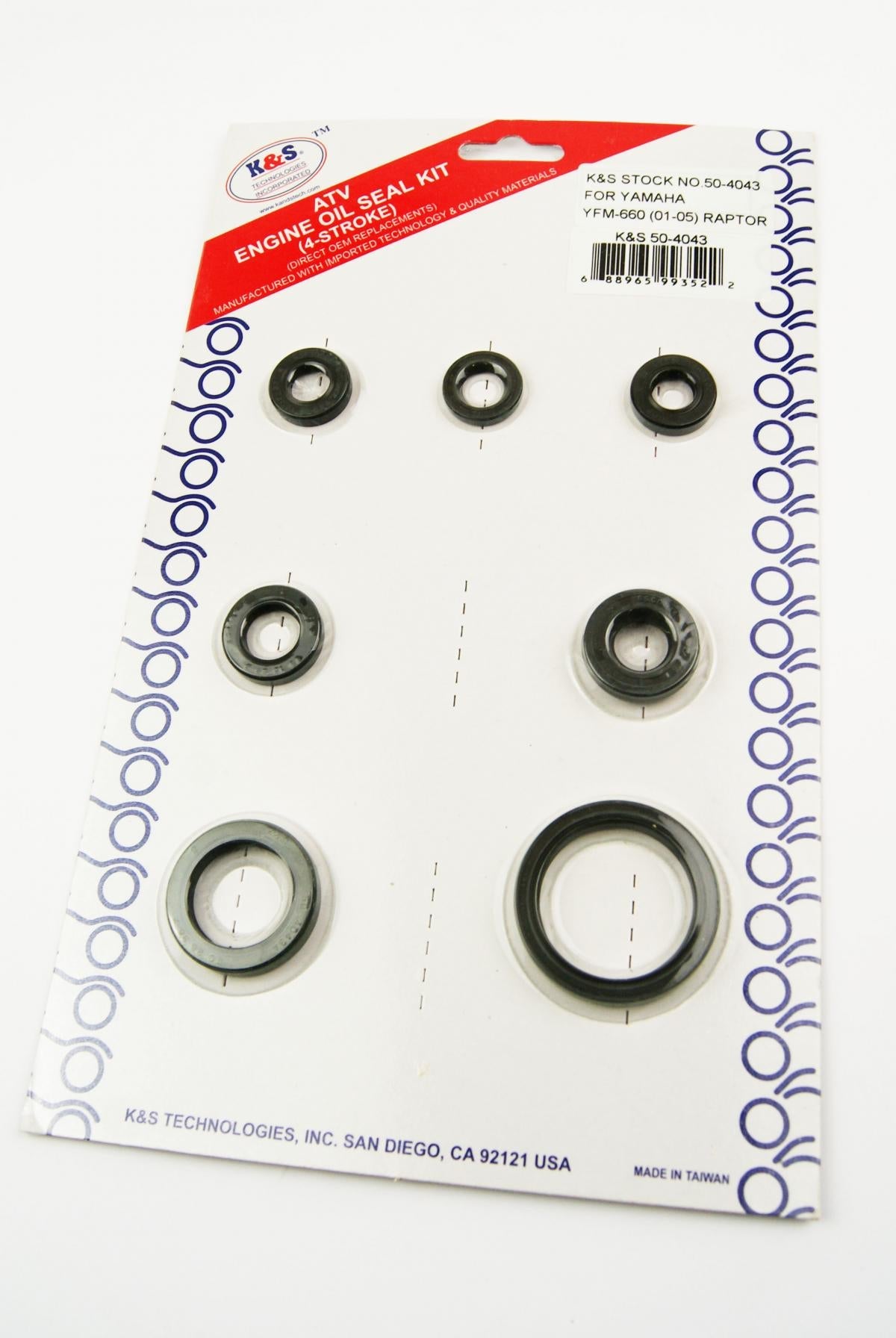 K&S ENGINE OIL SEAL SET YAMAHA YFM660R RAPTOR 2001-2005