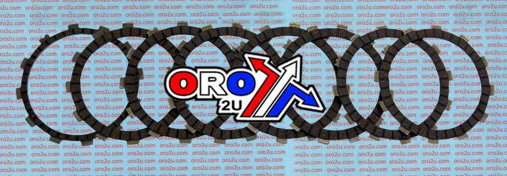 CLUTCH FRICTION PLATE SET/8 [CK2364] YAMAHA YFZ450 06-10, YFM700R  06-09