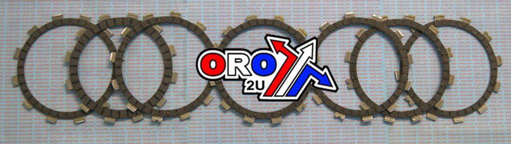 CLUTCH FRICTION PLATE SET/7 [CK2290], AT-03690 YAMAHA YFM350 86-04, YFM400 93-04