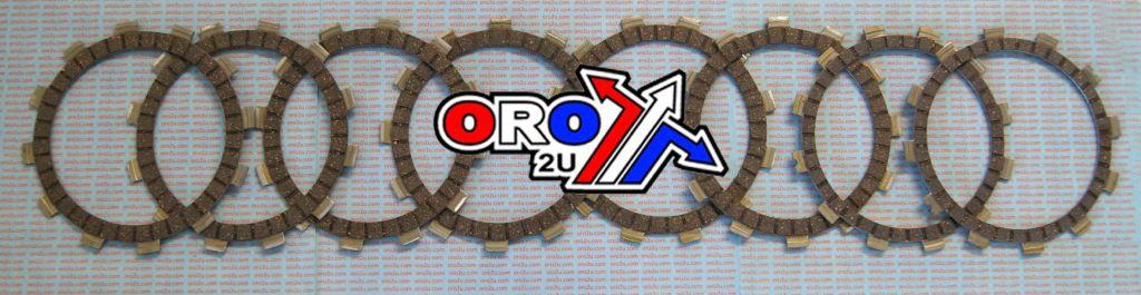 CLUTCH FRICTION PLATE SET/8 [CK2297], MC-03790C YAM TT600 85-04, XT600 84-87