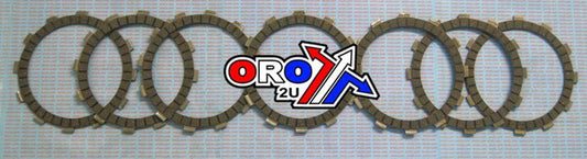 CLUTCH FRICTION PLATE SET/7 [CK1170], MX-03559C HONDA CR250-500/NX650/XL600