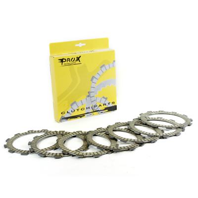 CLUTCH PLATE FRICTION SET-7, PROX 16.S12004, MADE IN JAPAN, HONDA CR125 86-99