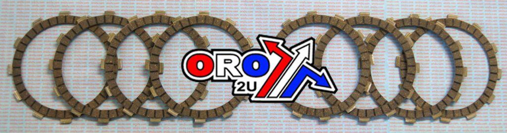 CLUTCH FRICTION PLATE SET/8 [CK1247], MX-03502C CR250/500 90-07, CRF450 02-10