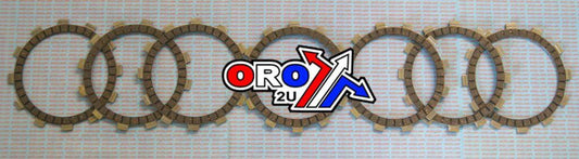 CLUTCH FRICTION PLATE SET/7 [CK3329], SUZUKI RM125 76-78/81-85
