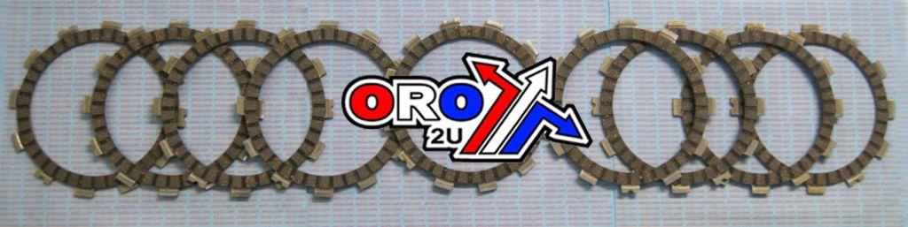 CLUTCH FRICTION PLATE SET/9 [CK3400], MC-03509C SUZUKI RM/RMX 250 92-93