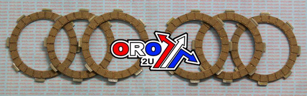 CLUTCH FRICTION PLATE SET/6 [CK4468], Kawasaki KX80 1985-1987