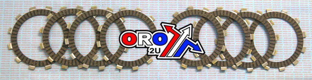 CLUTCH FRICTION PLATE SET/8 [CK4485], KAWASAKI KX125 90-92, MX-03524C