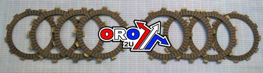 CLUTCH FRICTION PLATE SET/8 [CK4498], Kawasaki KX125 1993