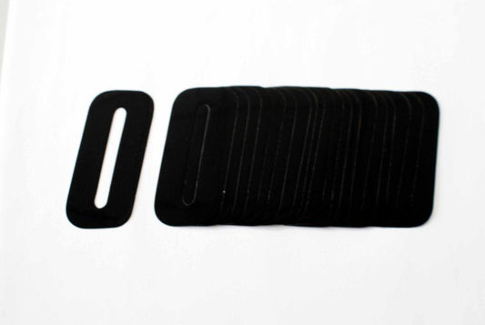0 BLACK DECAL 4.5"/11cm PK/20