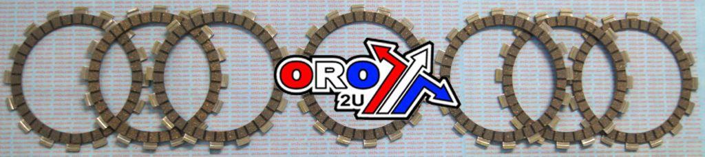 CLUTCH FRICTION PLATE SET/7 [CK2280], YAMAHA YZ250 82-87, 490 85-89, MC-03786C