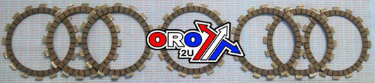 CLUTCH FRICTION PLATE SET/7 [CK2280], YAMAHA YZ250 82-87, 490 85-89, MC-03786C