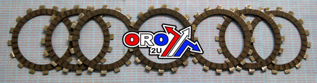 CLUTCH FRICTION PLATE SET/7 [CK2312], PSYCHIC MX-03519C YZ125 1988