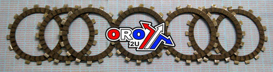 CLUTCH FRICTION PLATE SET/7 [CK2312], PSYCHIC MX-03519C YZ125 1988