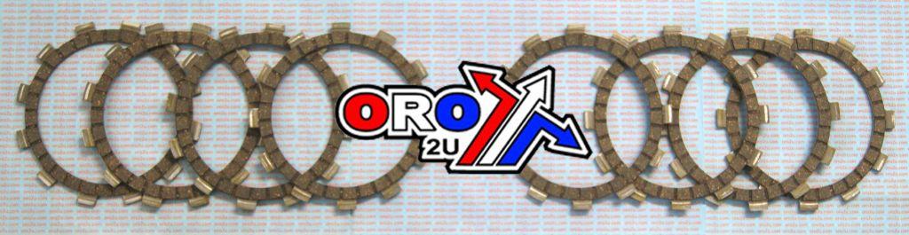 CLUTCH FRICTION PLATE SET/8 [CK2325], PSYCHIC MX-03538C YZ125 93-20