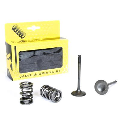 PROX EXHAUST VALVE+SPRING KIT KAWASAKI KX450F 06-08, KFX450R 08-14