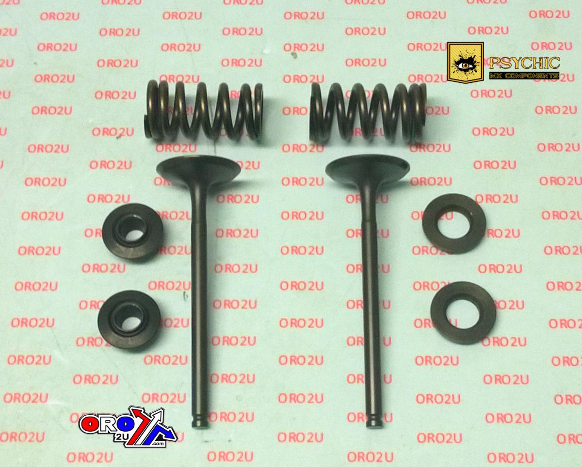 PSYCHIC EXHAUST VALVE+SPRING KIT KTM 350 XCF-W/EXC-F 12-16, HUSQ FE350 13-19