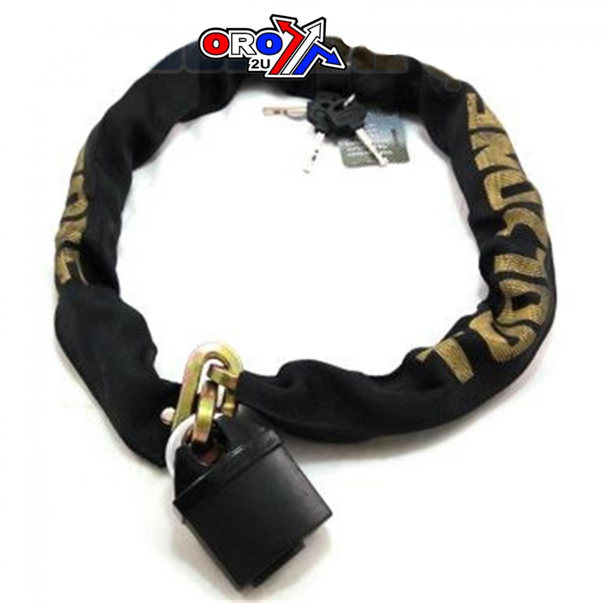 CHAIN+PADLOCK 1.1MTx10mm