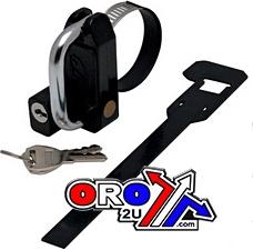 BLACK UNIVERSAL HELMET LOCK, MOTION PRO