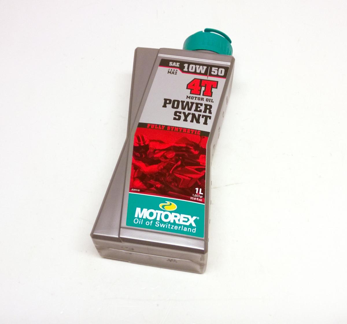 1L MOTOREX POWER SYNT 4T 10W50, FULLY SYNTHETIC OIL