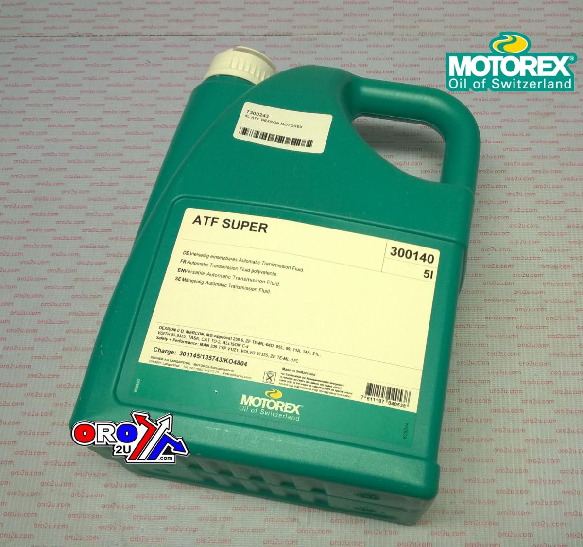5L MOTOREX ATF DEXRON OIL