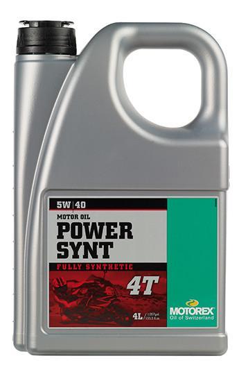 4L MOTOREX POWER SYNT 4T 5W/40, FULLY SYNTHETIC